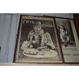 A Fry's Cocoa advertising poster