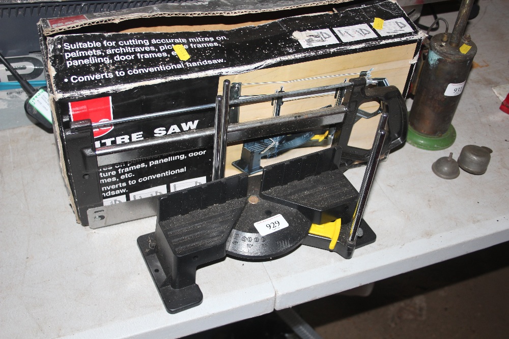 A mitre saw