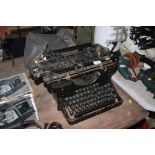 An Underwood vintage typewriter