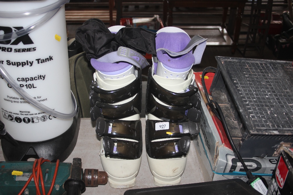 A pair of Nordica 26 ski boots