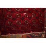 An approximate 4'3" x 2'6" Old Bolochi rug