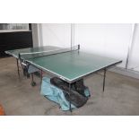 A table tennis table