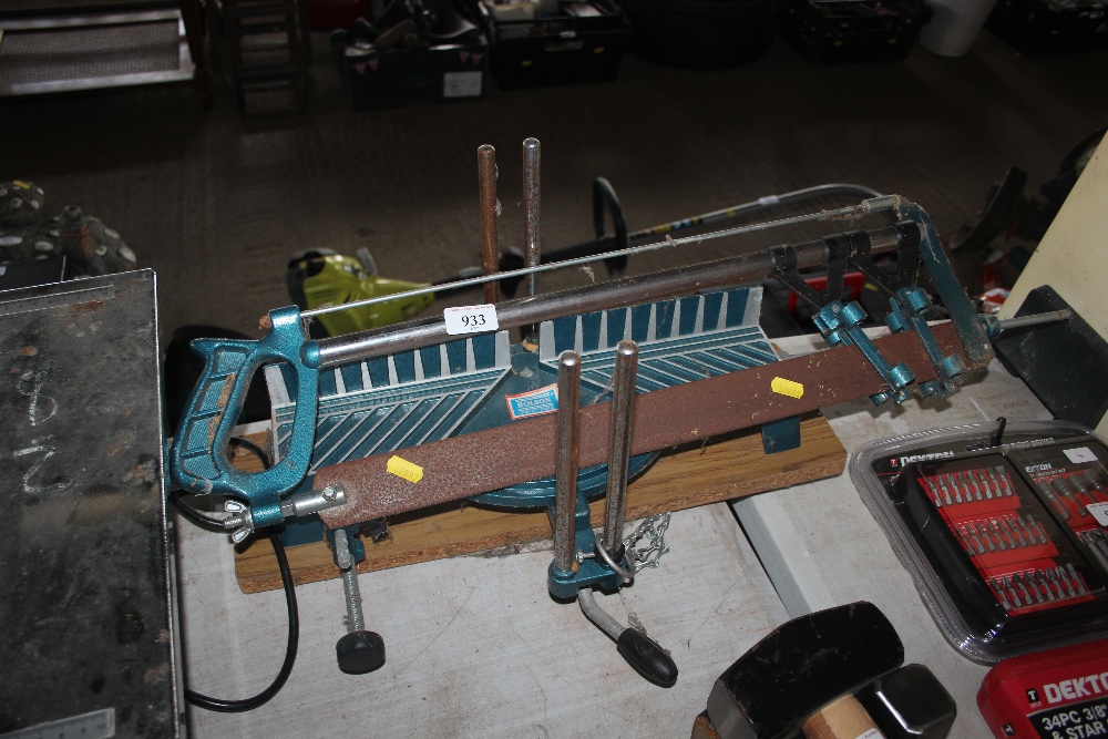 A mitre saw