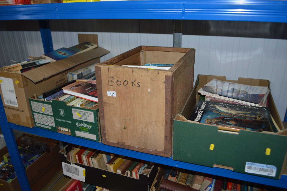 Four boxes of various books