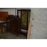 An Edwardian mahogany display cabinet