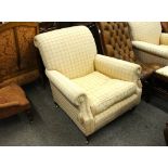 A pair of Peter Dudgeon deep seated armchairs