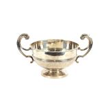 A silver rose bowl trophy by Walker & Hall, Chester 1906, 44oz