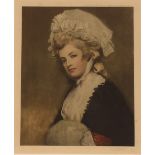 A coloured portrait print, pencil signed to mount, published Rapheal Tuck & Sons, proof edition