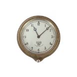 A Smith's chrome cased dashboard clock, 10cm dia.