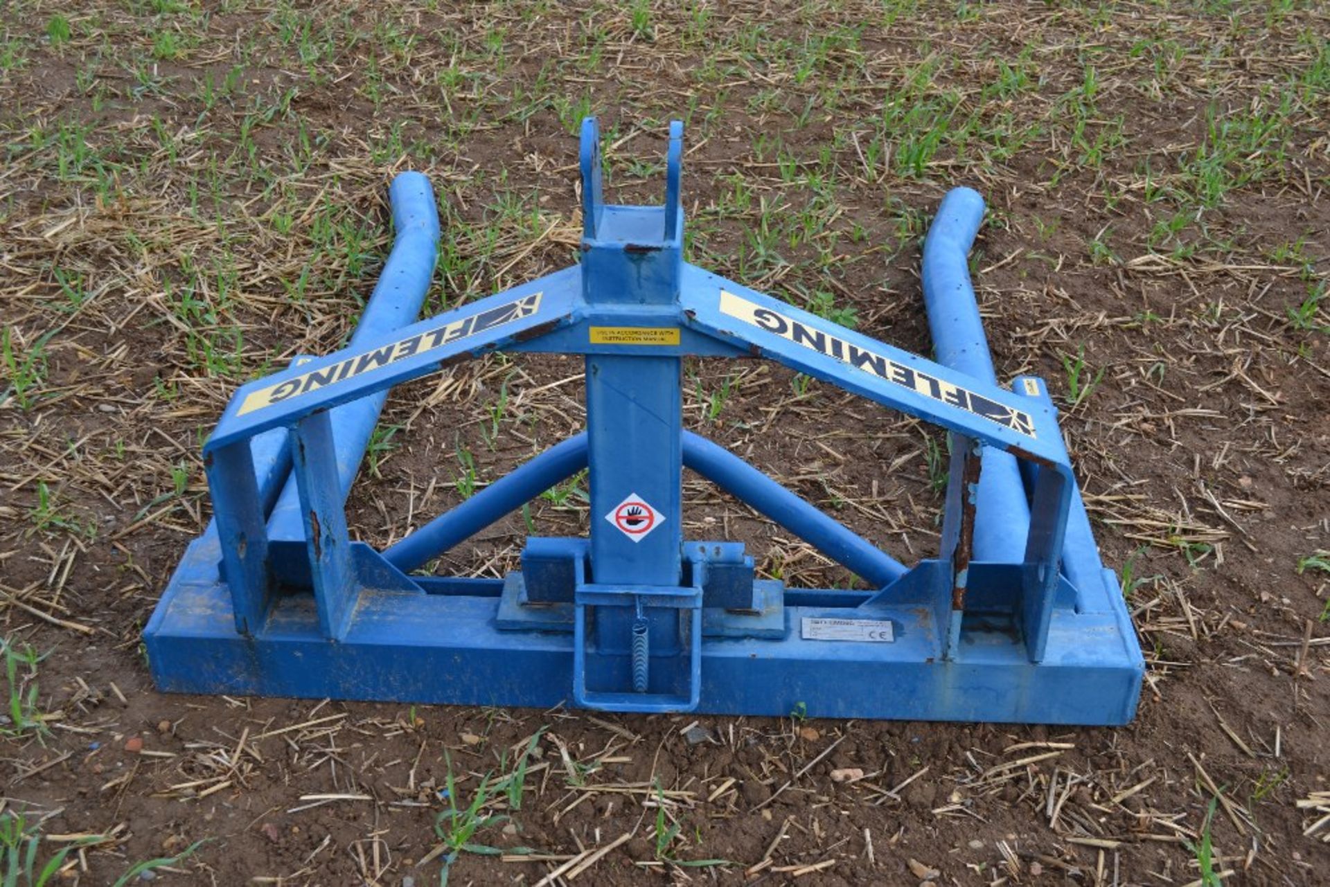 Fleming mounted bale carrier. Model 13HDBBT. Serial number 091272. - Image 3 of 3