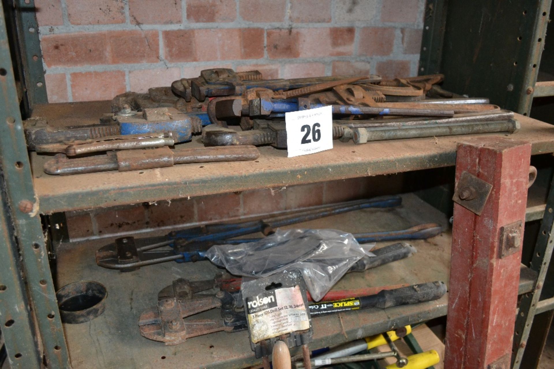 Various stillsons, bolt croppers etc. - Image 2 of 3