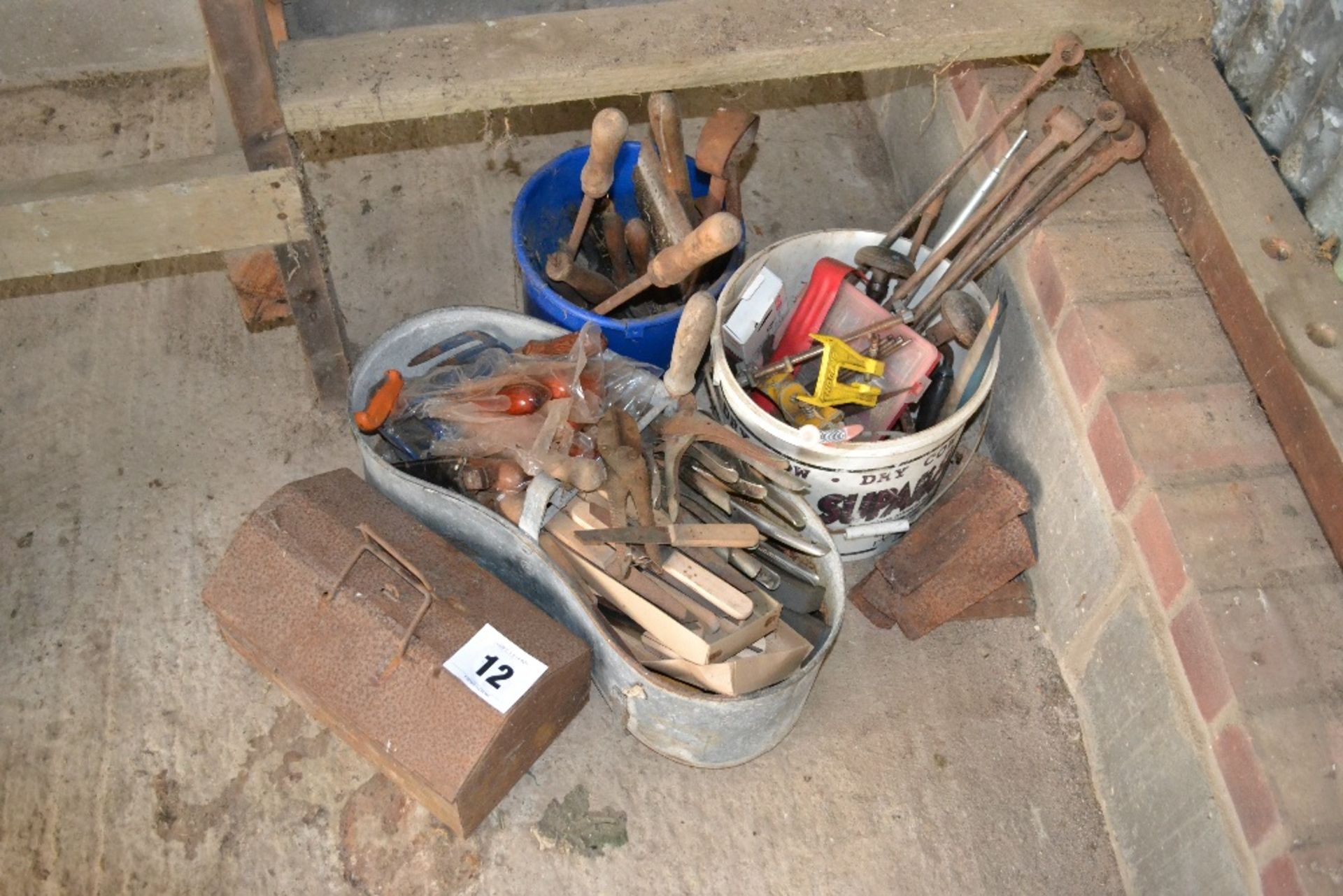 Quantity of hand tools to include livestock equipment.