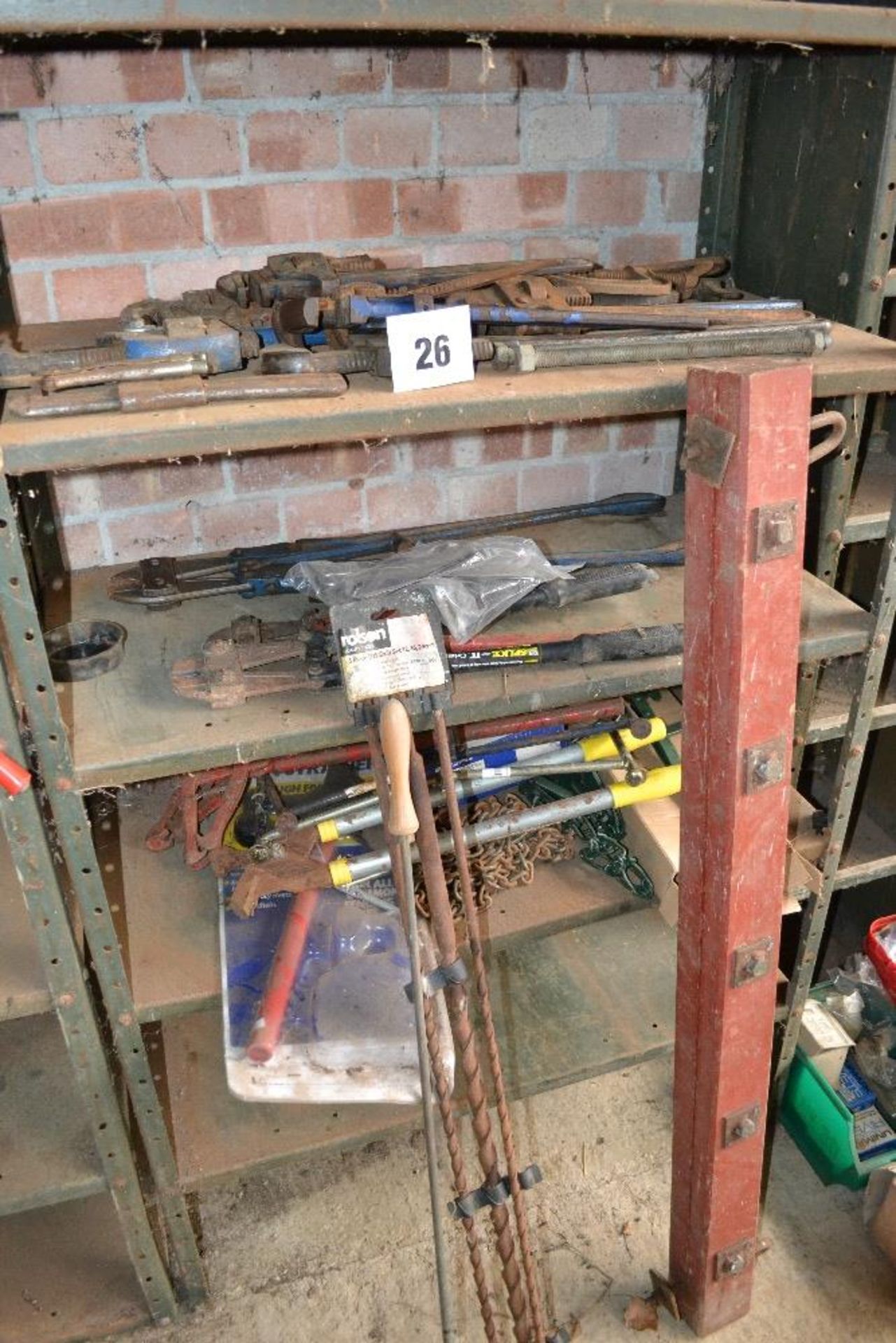 Various stillsons, bolt croppers etc.