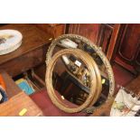 Two gilt framed wall mirrors