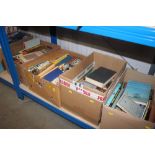 Four boxes of various books