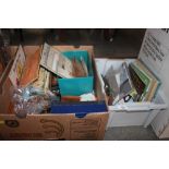 Two boxes of various sundry items