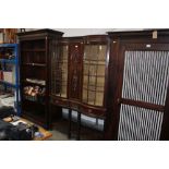 An early 20th Century mahogany display cabinet