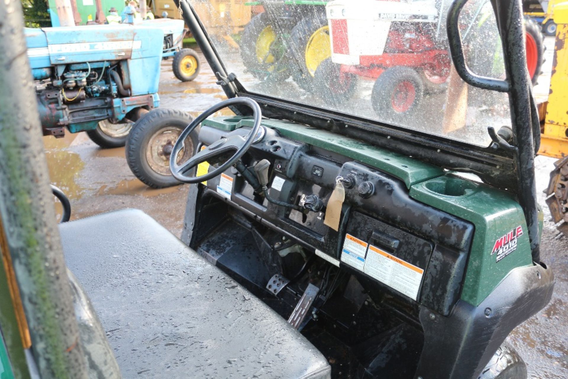 Kawasaki 4010 4WD diesel Mule. 7,763 miles. With manual tipping buck. Owned from new. * - Image 7 of 9