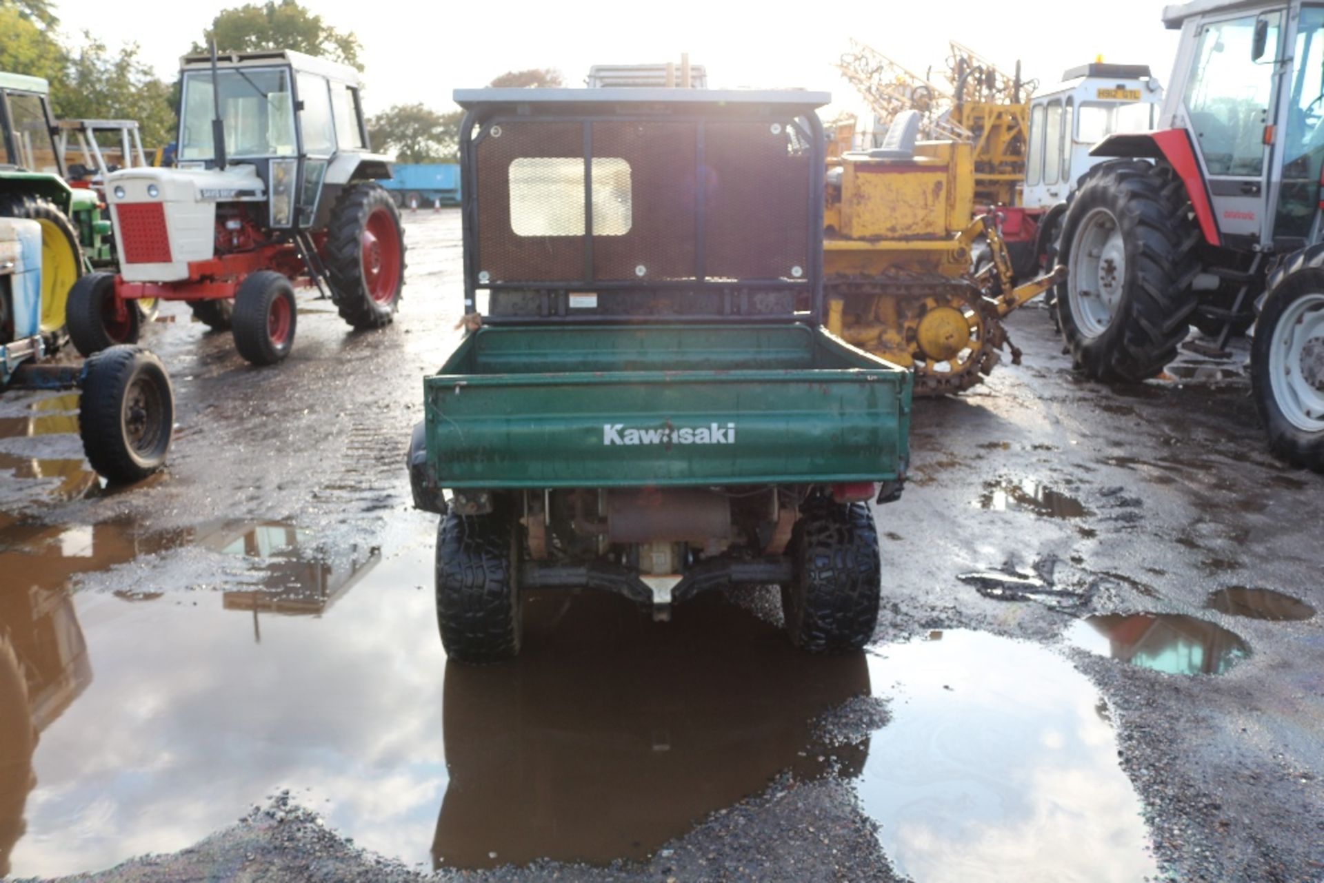 Kawasaki 4010 4WD diesel Mule. 7,763 miles. With manual tipping buck. Owned from new. * - Image 5 of 9