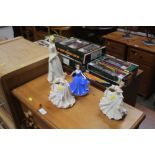 Four various figurines