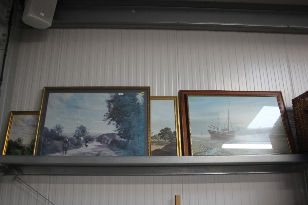 A quantity of various framed prints