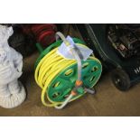A hose and reel