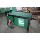 A green painted Food Wagon