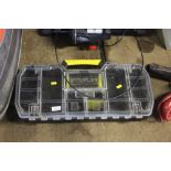 A Stanley plastic toolbox