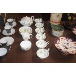 A Wedgewood 'Wild Strawberry' teaset