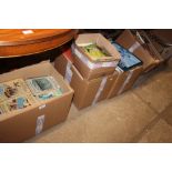 Five boxes of various books to include Enid Blyton