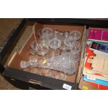 A box of glassware