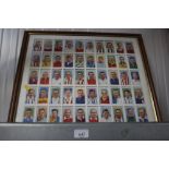 A collection of Wils cigarette cards
