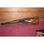 A Walther .177 repeater Co2 powered air rifle with