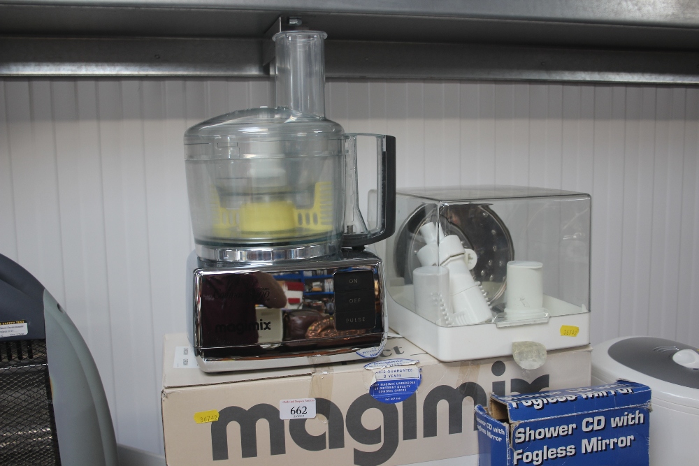 A Magimix food mixer