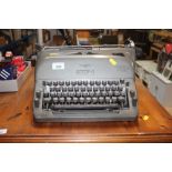An Adler typewriter