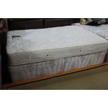 A double divan bed with Diamond Supreme mattress