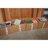 Four boxes of various books