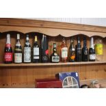 A quantity of various wines and spirits etc.