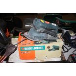 A Black & Decker orbital sander