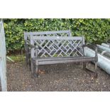 A pair of garden benches (AF)