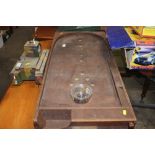 A bagatelle board in need of restoration