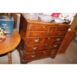 A TV cabinet in the form of an 18th Century style