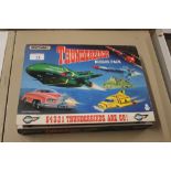 A Matchbox Thunderbirds Rescue pack and contents