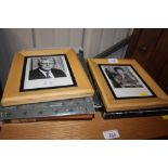 Three various autographed photos to include John M