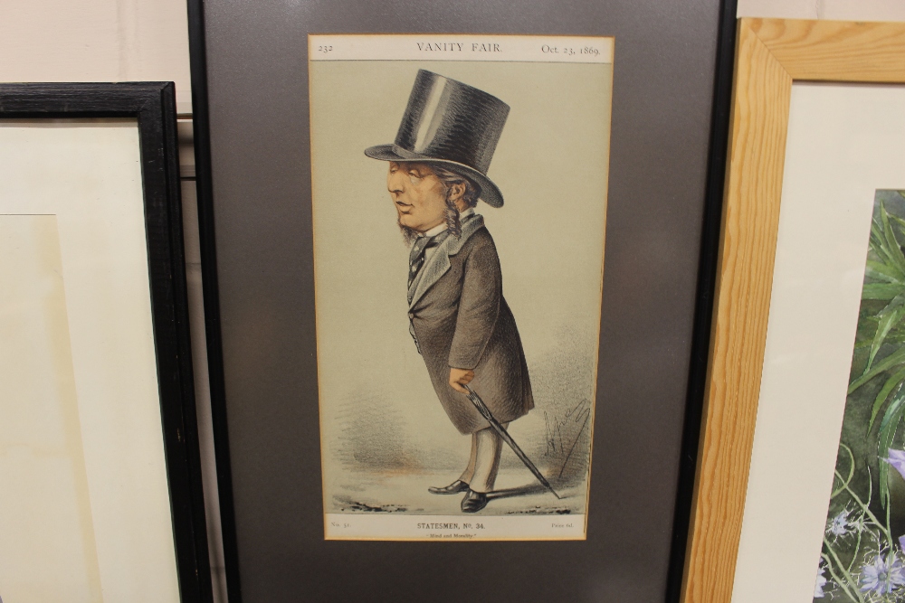 A framed and glazed Vanity Fair print of Statesman - Image 2 of 3