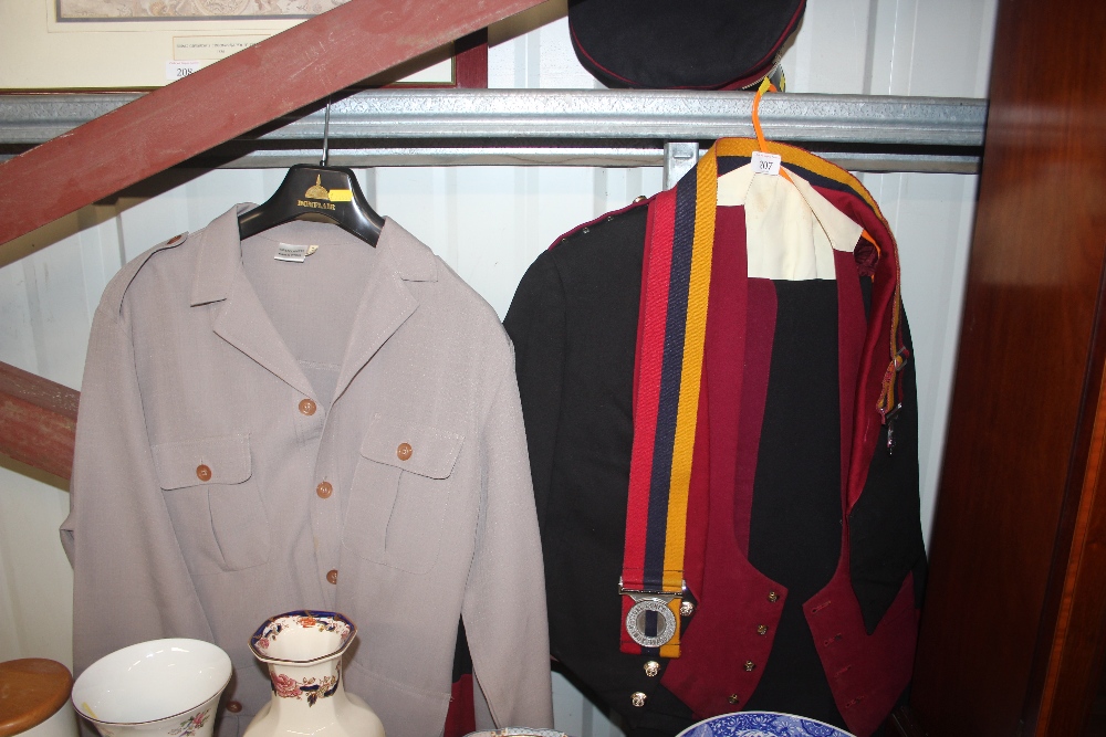 An R.A.M.C. Captain's dress uniform and one other