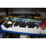 A Formula 1 Scalextric set