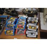 A quantity of boxed die cast vehicles