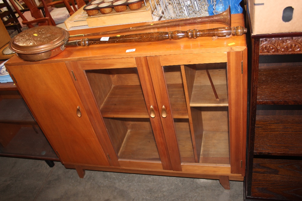 A teak cabinet