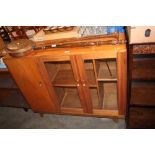 A teak cabinet